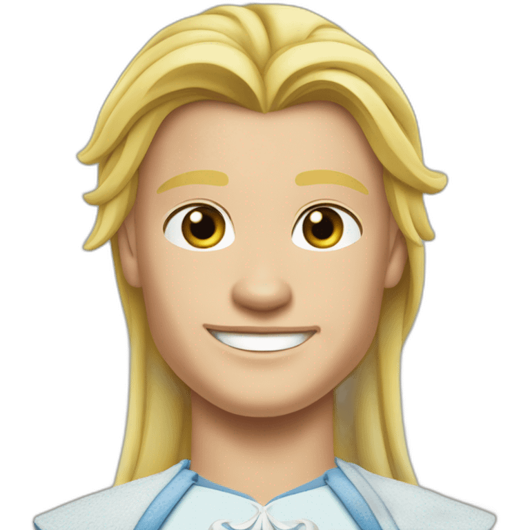 Erling haaland als Disney prinses emoji