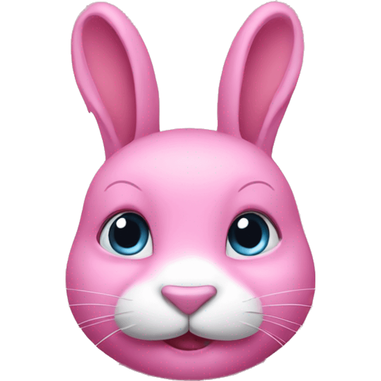 a pink rabbit emoji