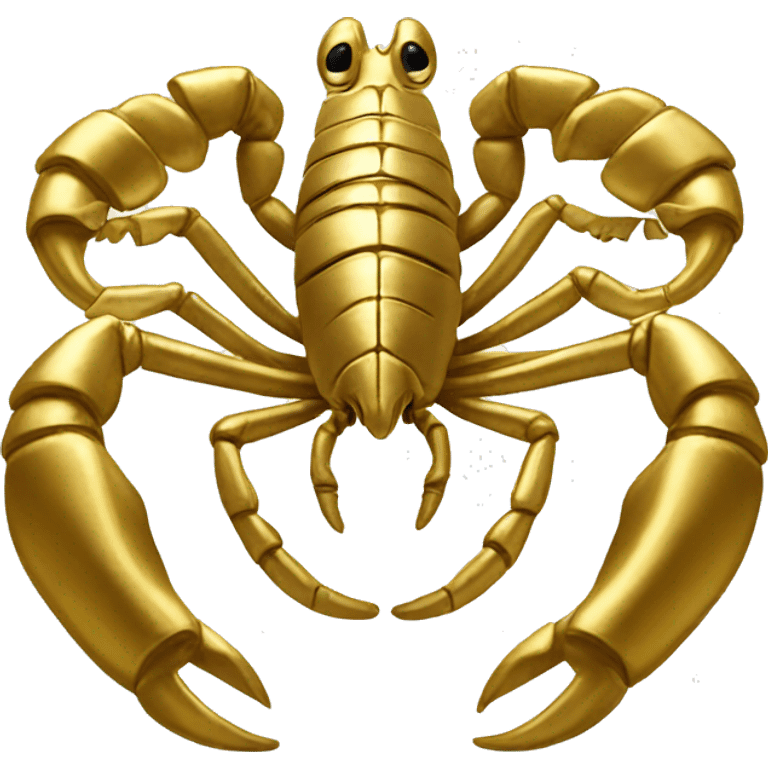 an Egyptian scorpion made of gold emoji