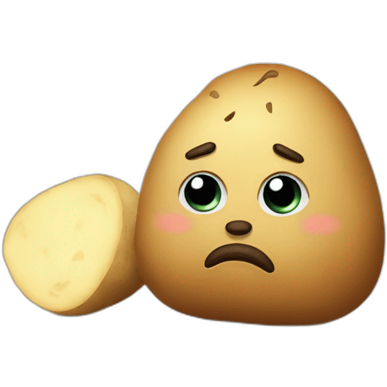 sad potato emoji