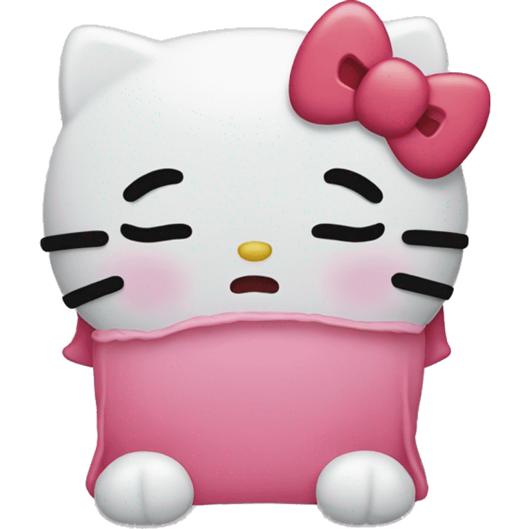 hello kitty crying emoji