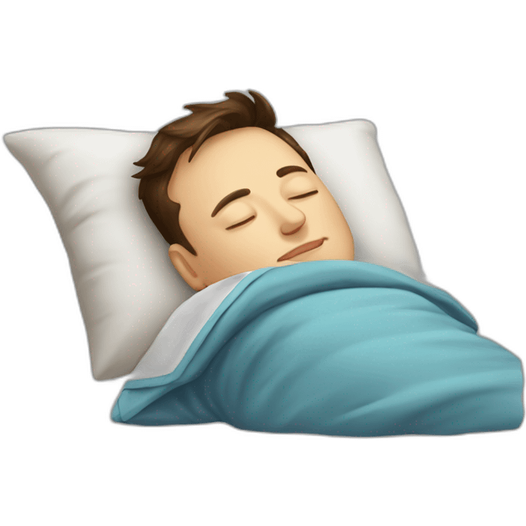 Elon musk sleeping emoji