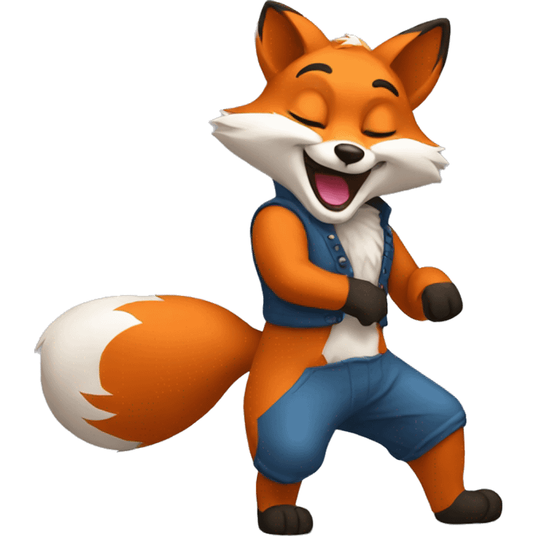 Fox dancing gif emoji