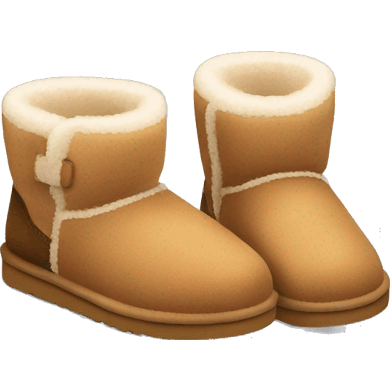 cute ugg slippers emoji