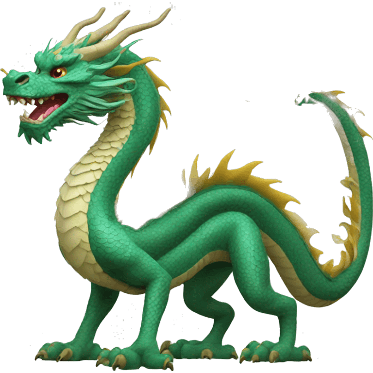 Chinese dragon full body emoji