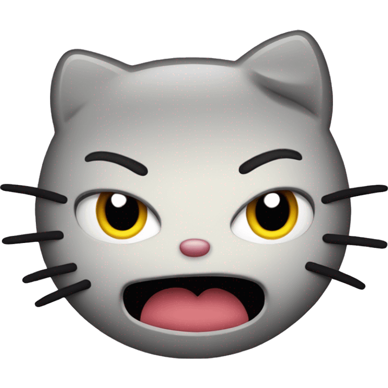 angry hello kitty emoji