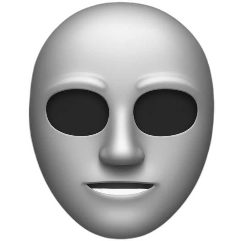 plainer half mask emoji