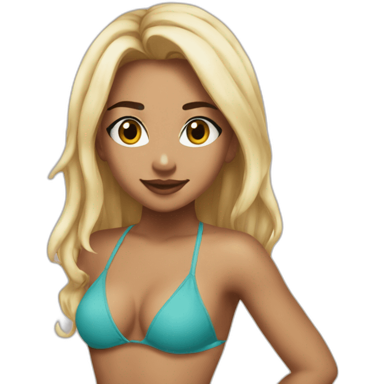 Billie eillish in bikini emoji