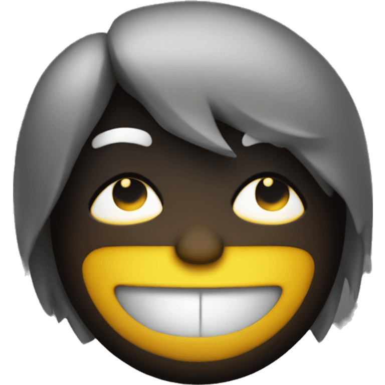 smiley dark blur colou emoji