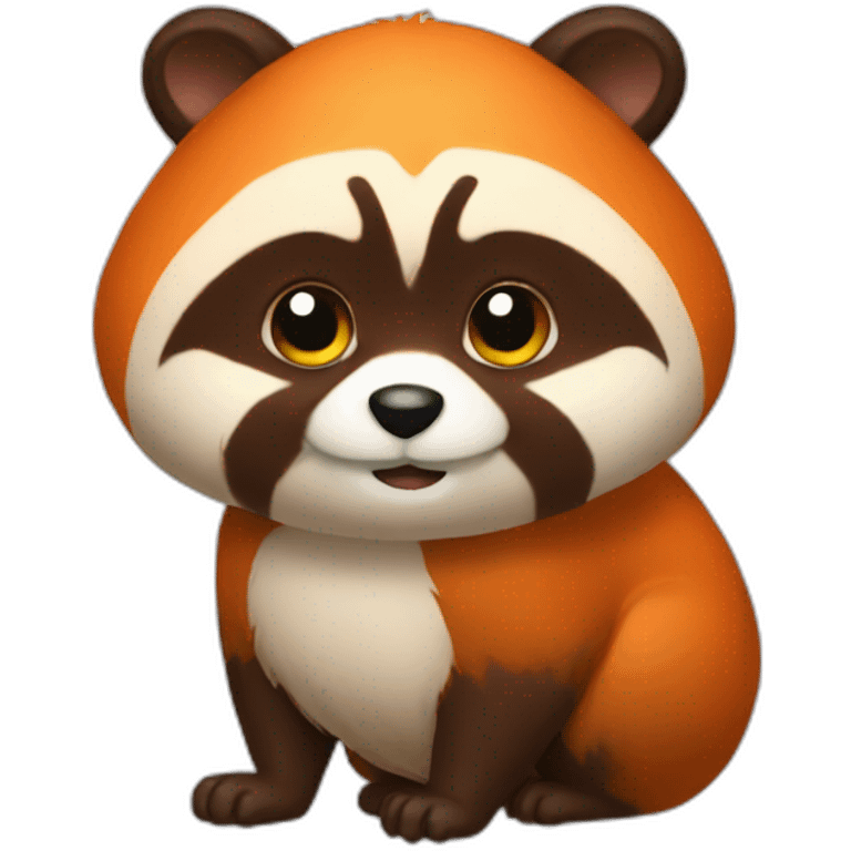 tanuki orange emoji