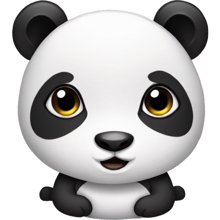 panda wearing skirt emoji