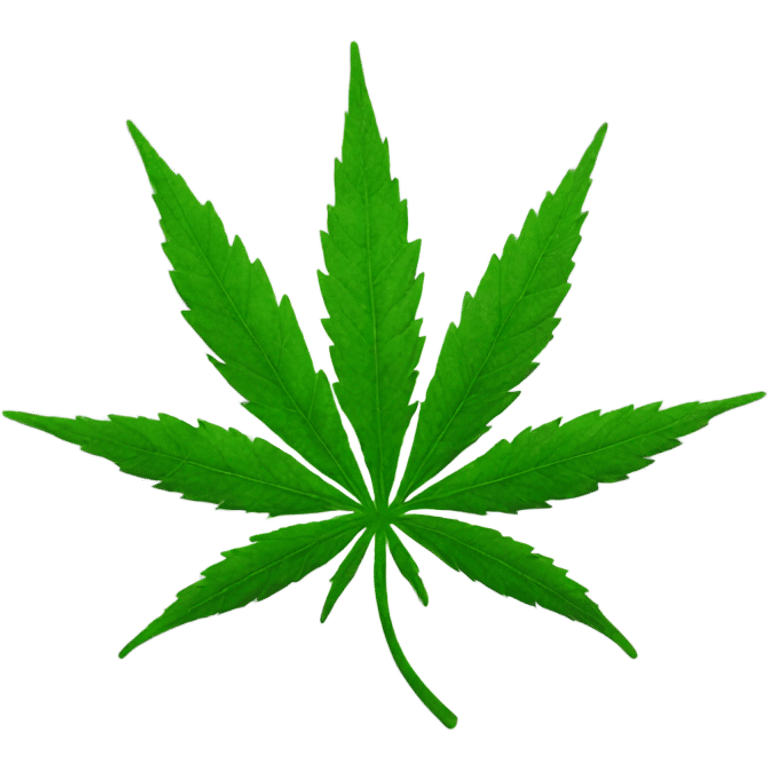 Weed leaf emoji