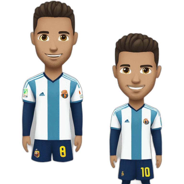 Ronaldo plus fort que messi emoji