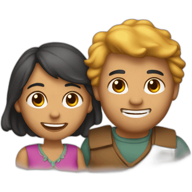 Pareja encadenada emoji