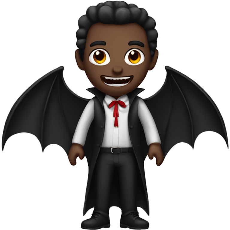  vampire with a bat wings emoji