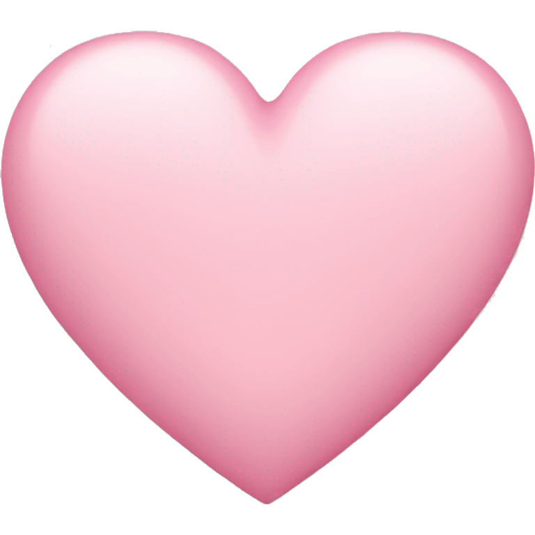 Pastell pink Heart  emoji