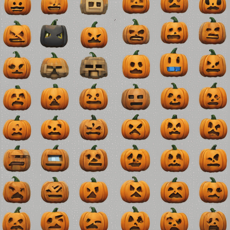 minecraft pumpkin halloween badge cinematic cyberpunk pokemon emoji