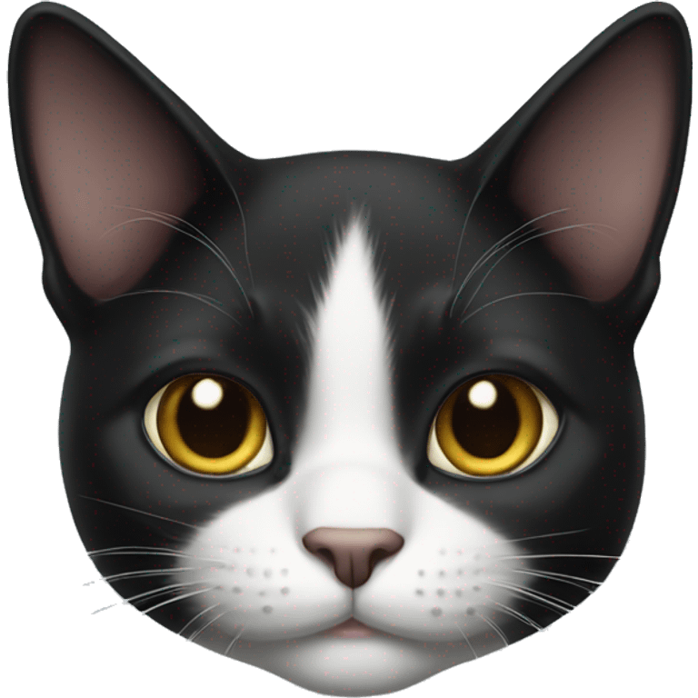 Tuxedo cat emoji