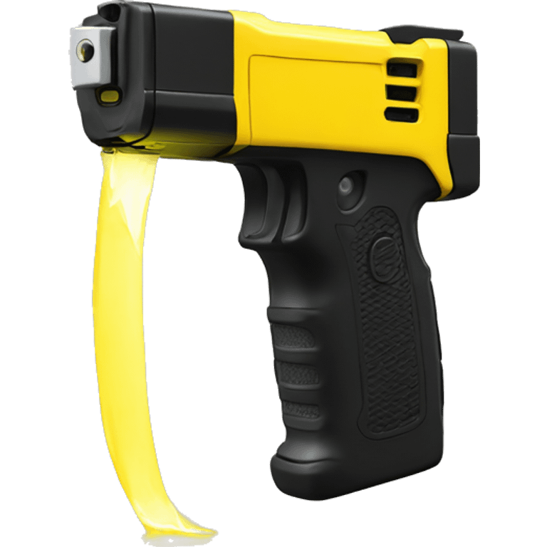 Police Taser in Yellow emoji