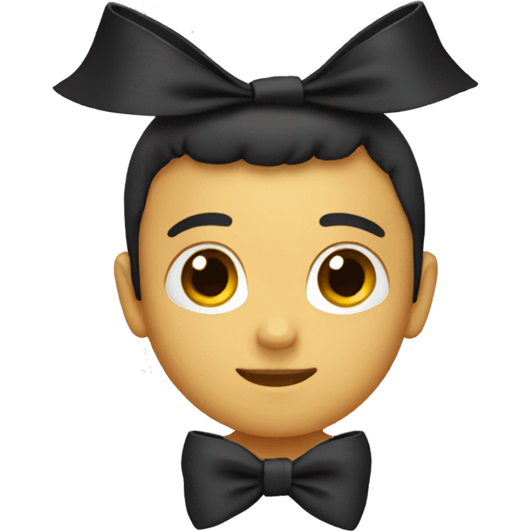 black bow emoji