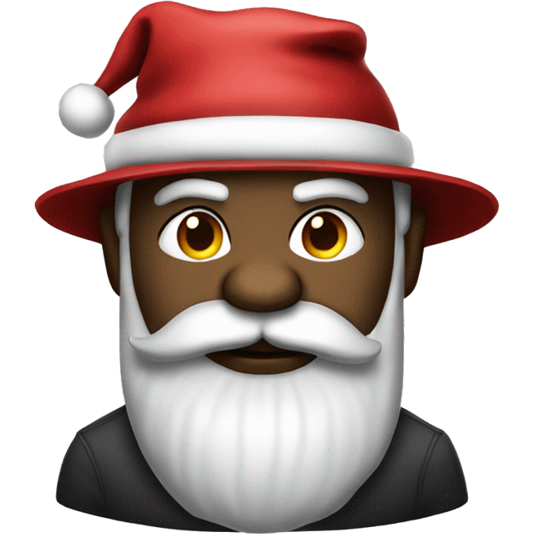 Gangster Santa  emoji