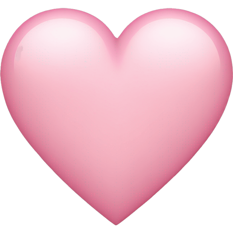 Light pink heart emoji