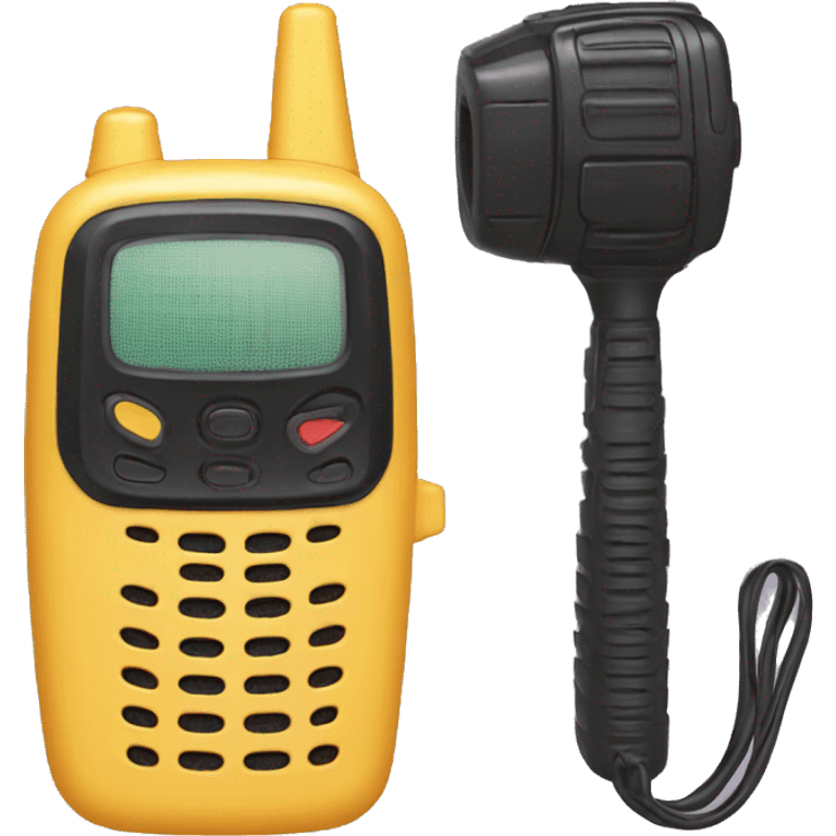 80's Walkie talkie emoji