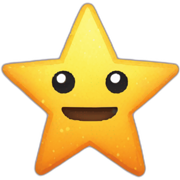 Pixel star emoji