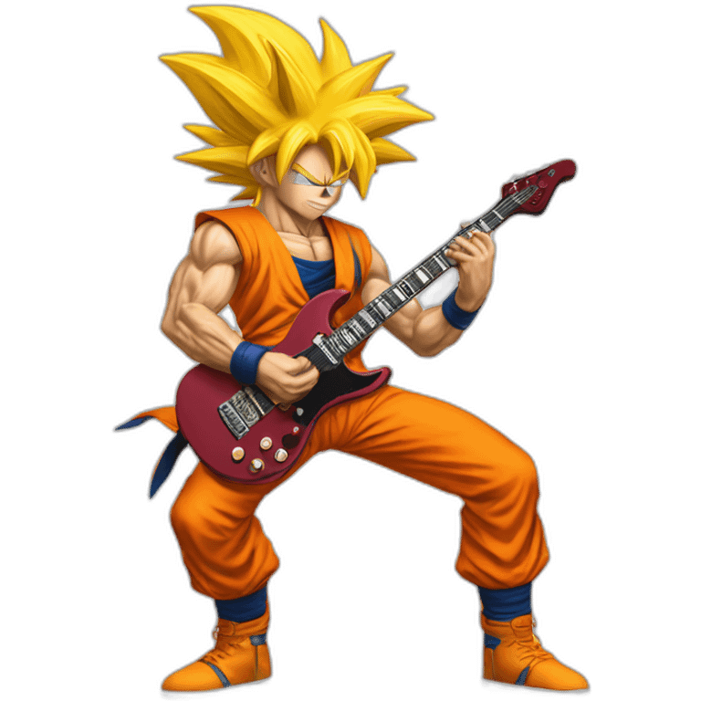 multiverse-slash-guitar goku-super-sayan emoji