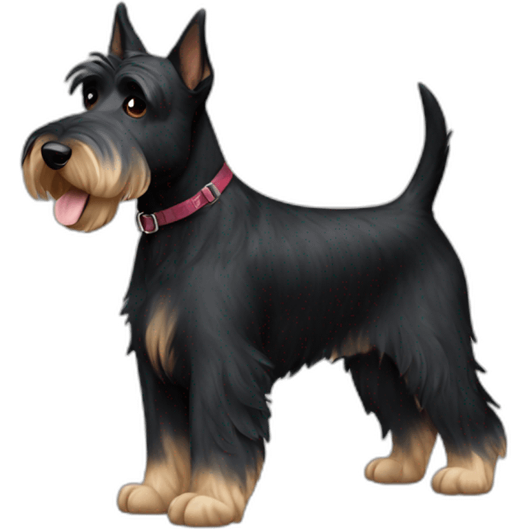 dog scottish terrier full body emoji