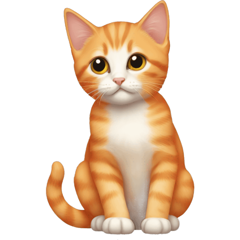 Orange kitten emoji