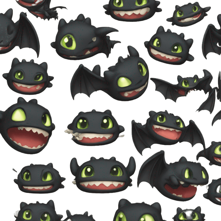 Toothless emoji