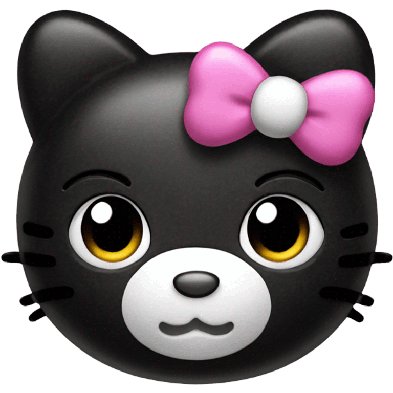 black hello kitty emoji