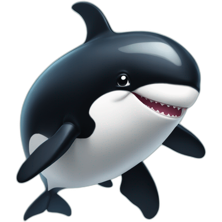 cute orca emoji