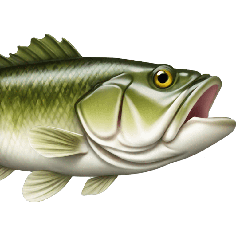 Large mouth bass emoji