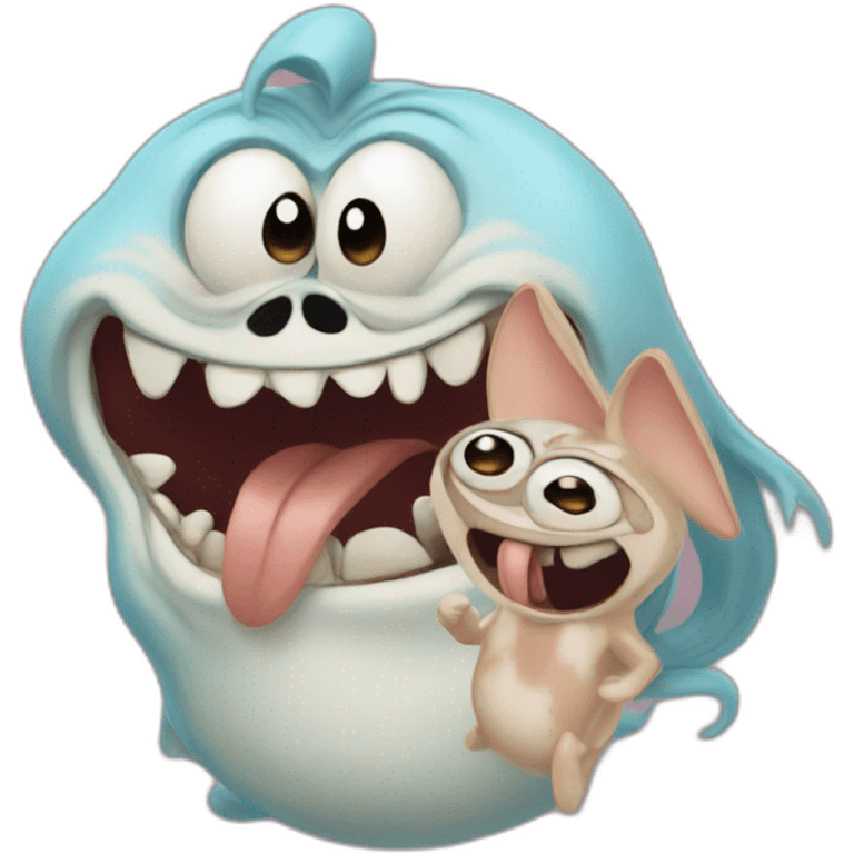 Ren and stimpy emoji