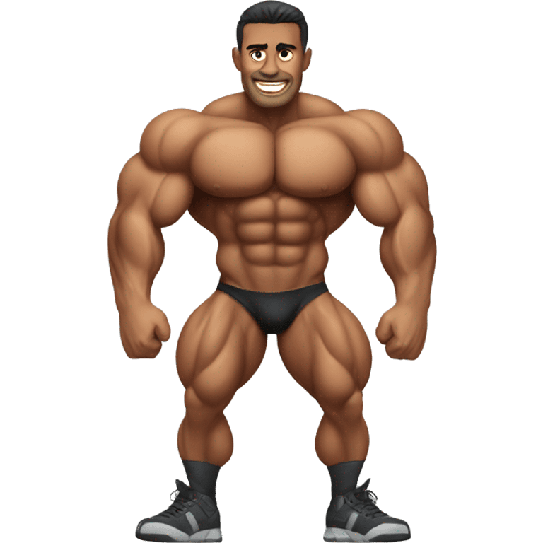 Quads muscle bodybuilder  emoji