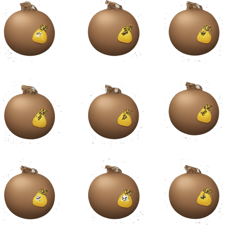 carton bomb with hen symbol on it emoji