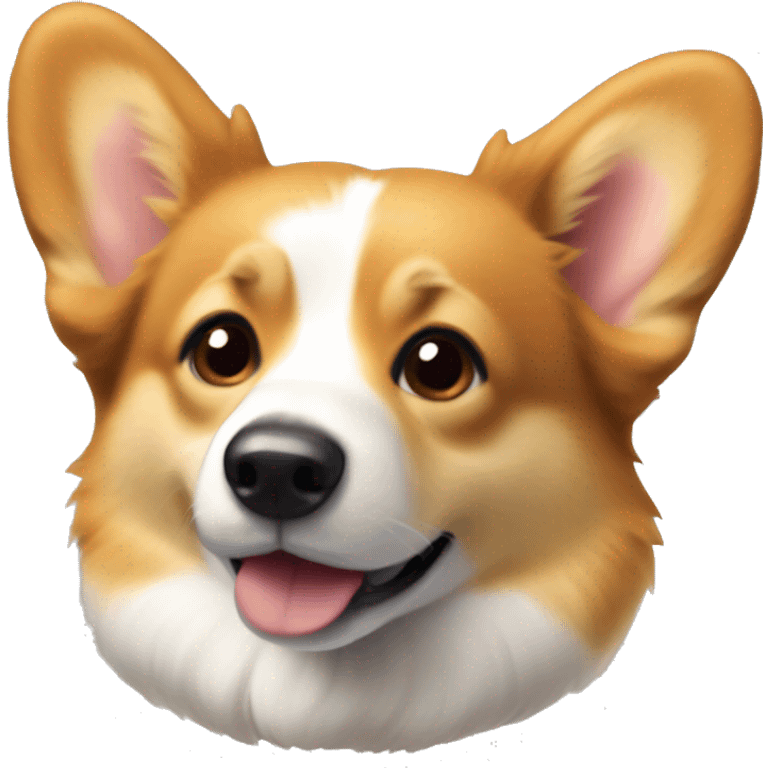 Corgi with golden fur and very short tail emoji