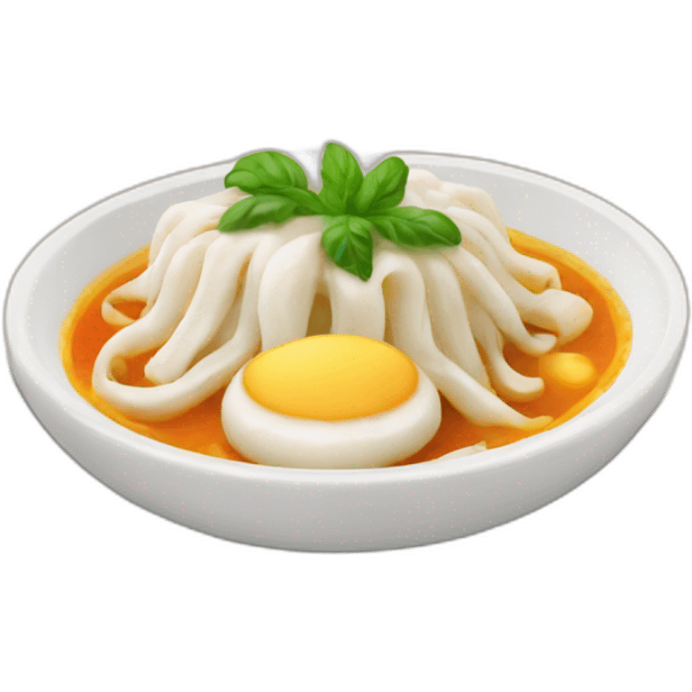 Poulpe qui cuisine emoji