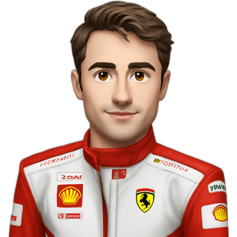 charles-leclerc-ferrari-f1-pilot-red emoji