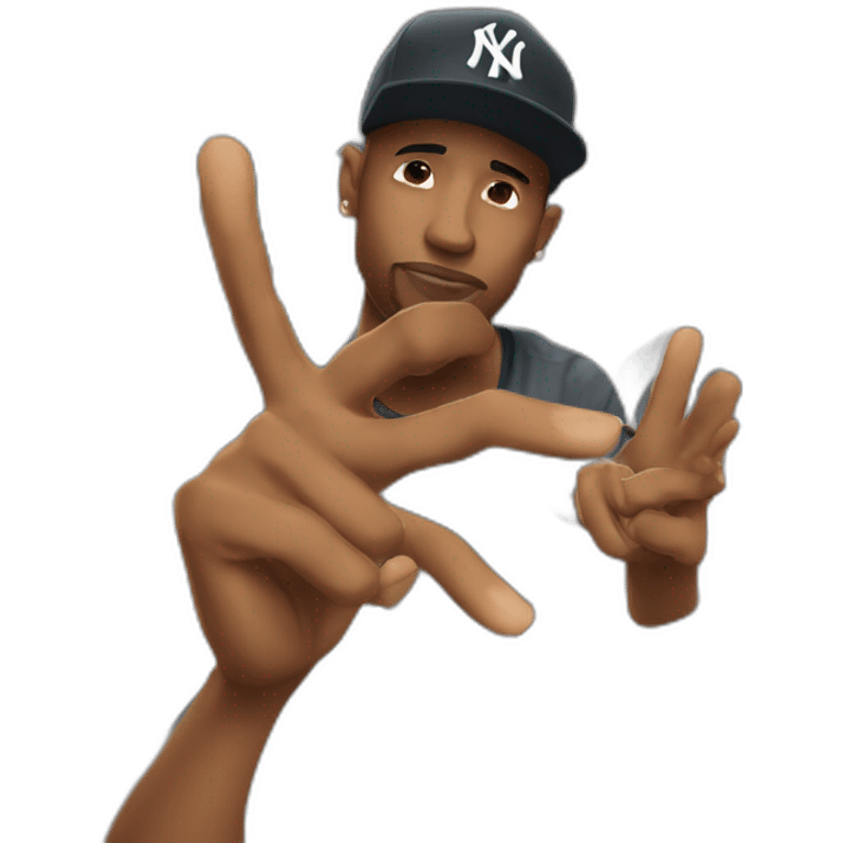 jul-french-rapper-hand-sign emoji