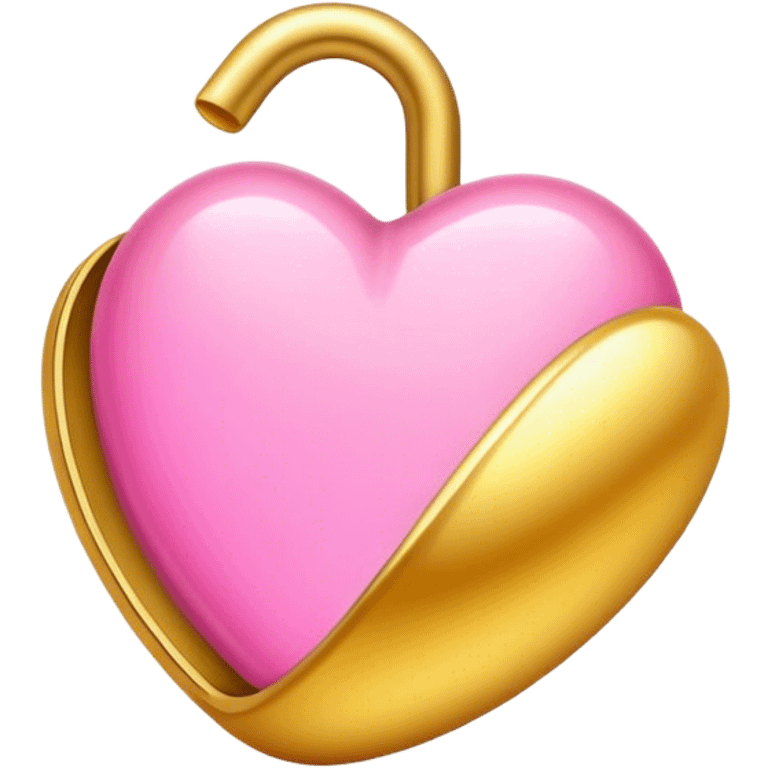 belief gold pink emoji