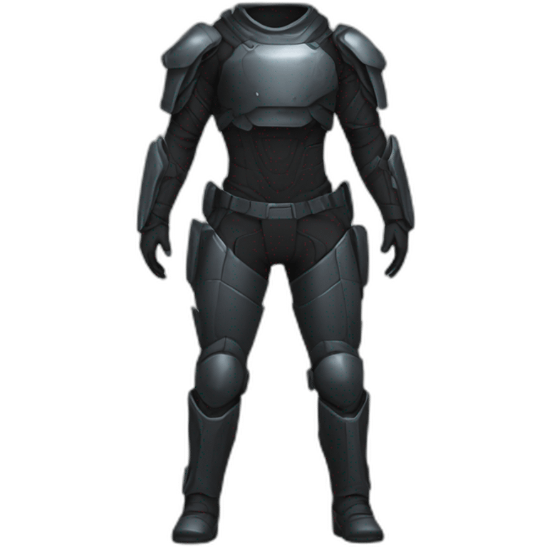 futuristic Anti-Matter dark armored pants emoji