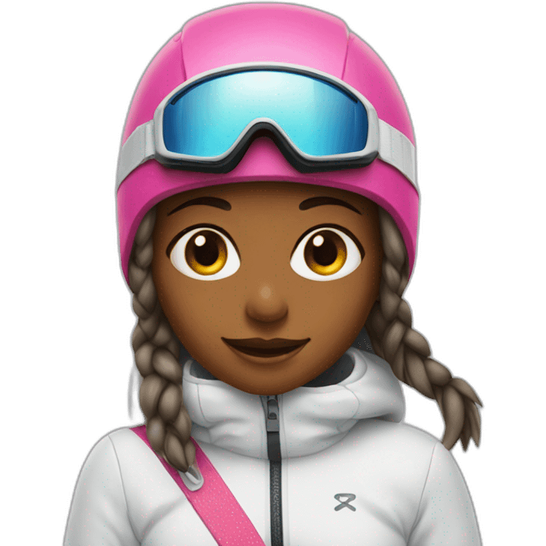 girl on a ski emoji