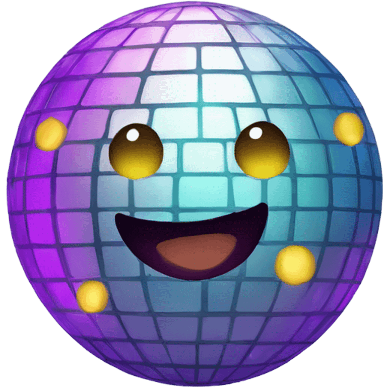 cute disco ball emoji