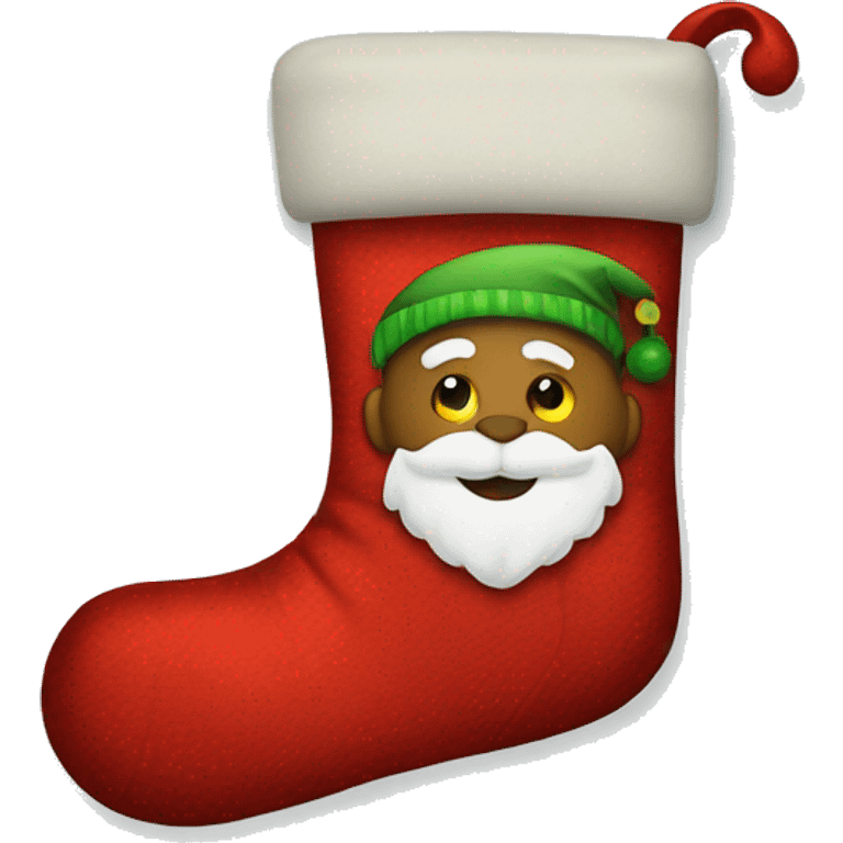 Christmas stocking emoji