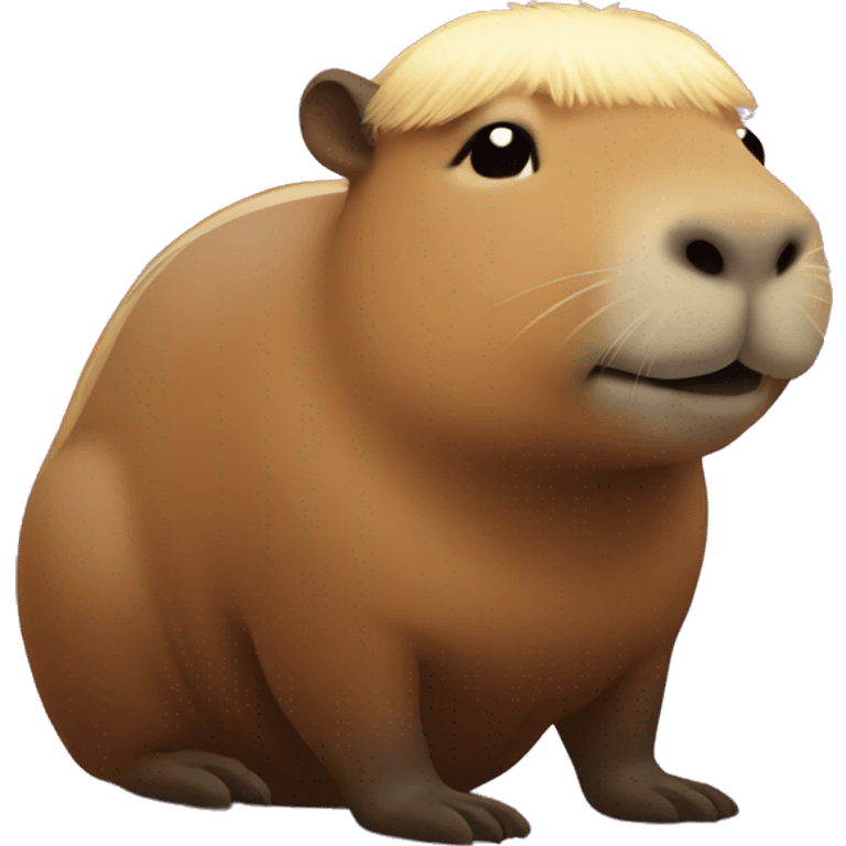 capybara under light emoji