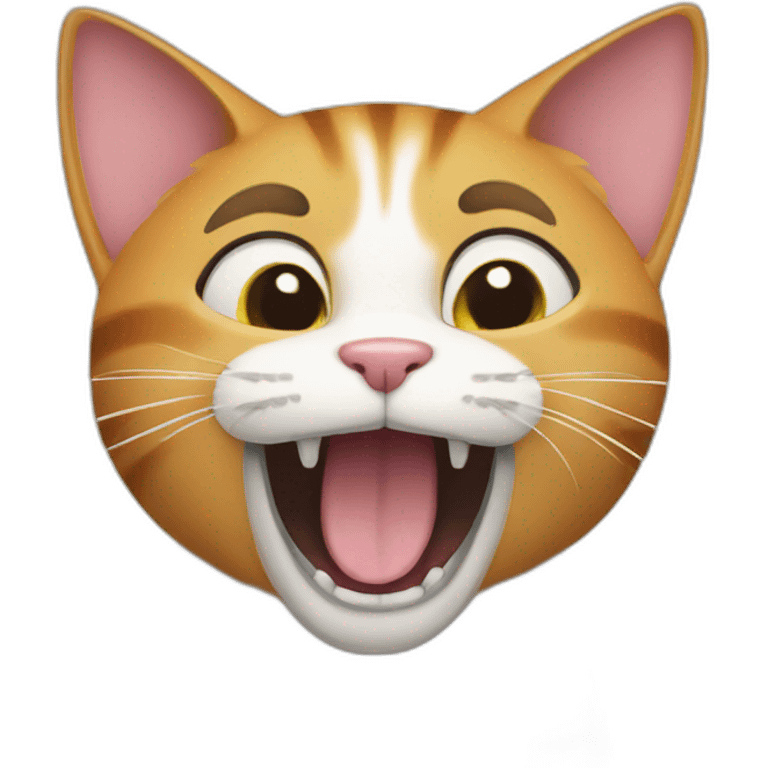 Cat sing emoji