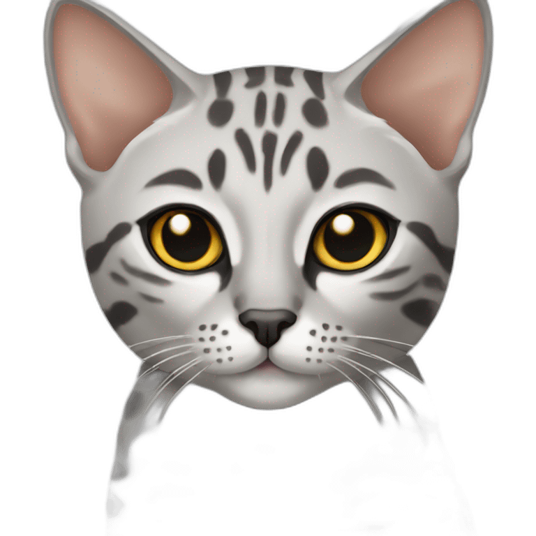 Egyptian Mau cat emoji